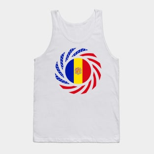 Andorran American Multinational Patriot Flag Series Tank Top